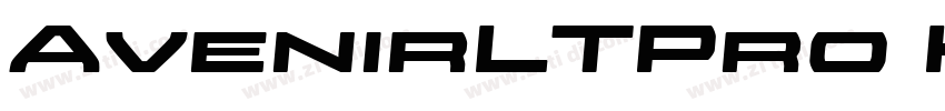 AvenirLTPro HeavyObl字体转换